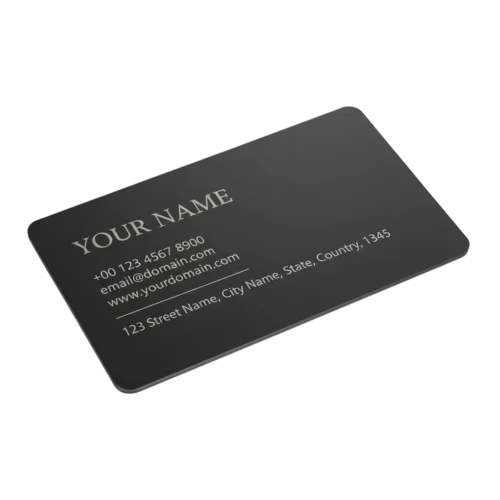 Personalized Metal Business Card