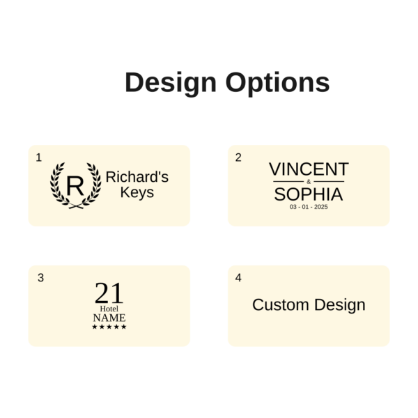 Personalized Wooden Keyring