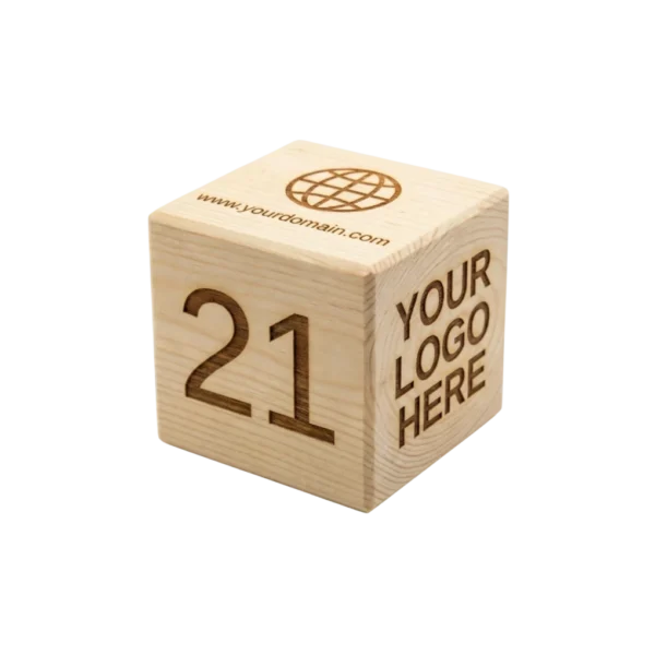 Personalized Wooden Cube