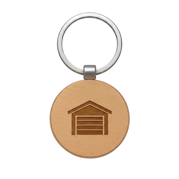 Personalized Wooden Keyring