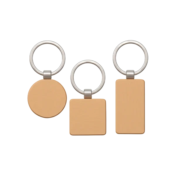 Personalized Wooden Keyring
