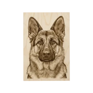 Engraved Wood Photo Plaque