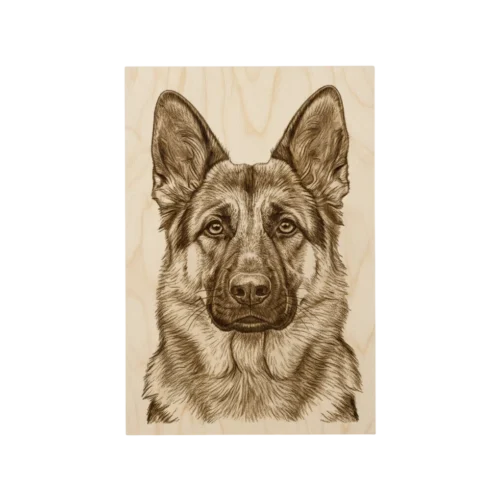 Engraved Wood Photo Plaque