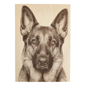 Engraved Wood Photo Plaque