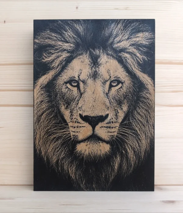 lion-01 Lion Wood Engraving