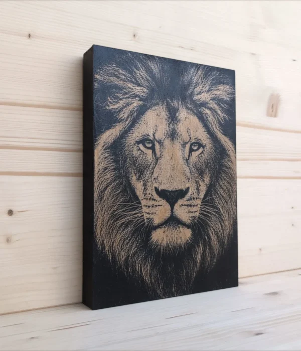 lion-02 Lion Wood Engraving